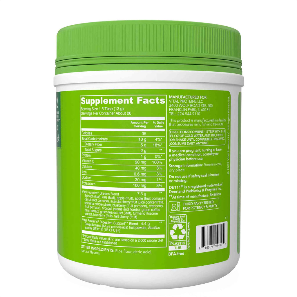 Daily Greens Probiotic & Digestive Support, Green Apple F79042