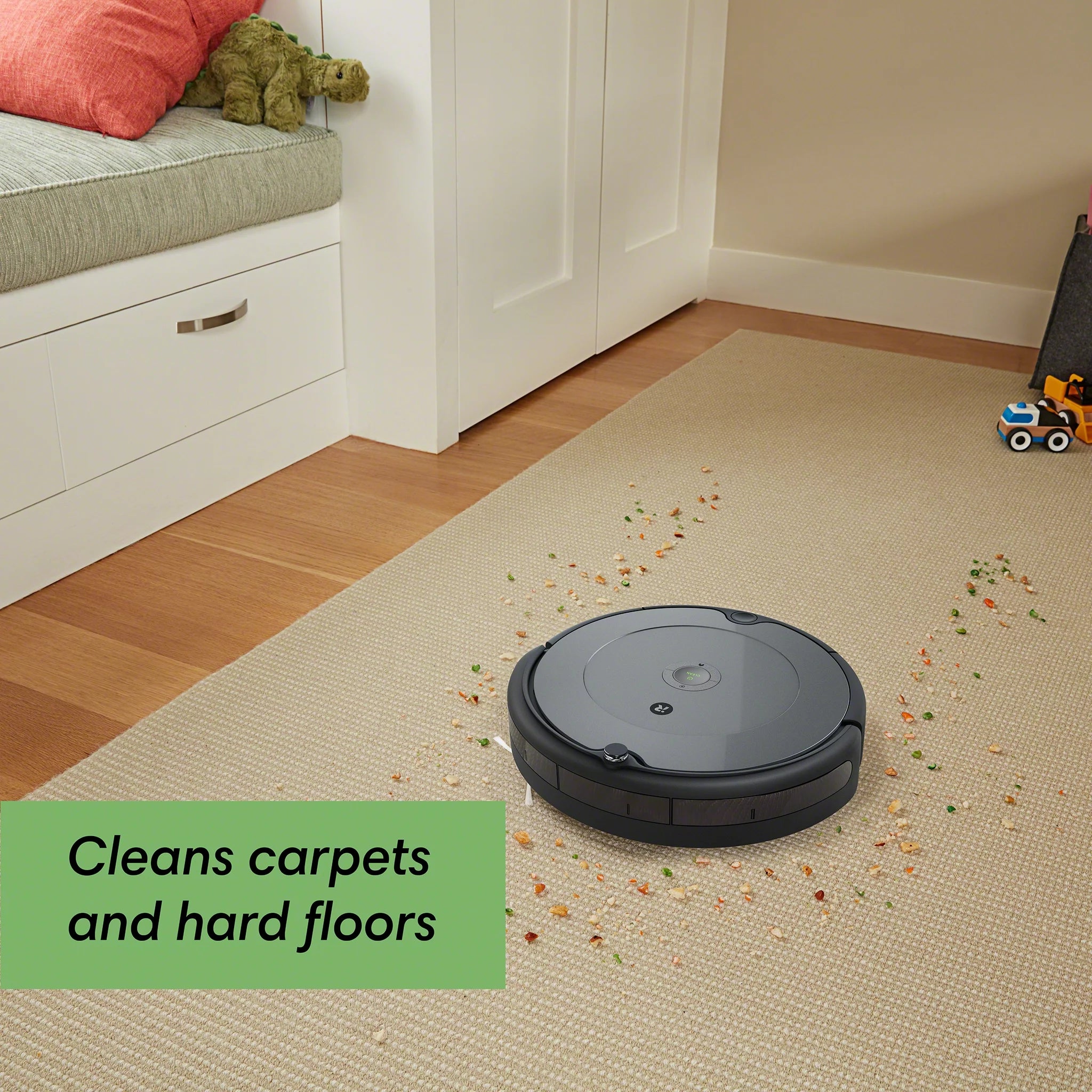 Robot Vacuum with Wi-Fi Connectivity, Good for Pet Hair and Carpets Q985