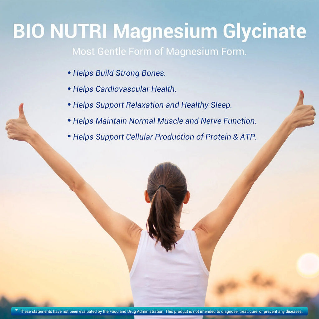 Magnesium Glycinate 1330mg, 250 Capsules V13423
