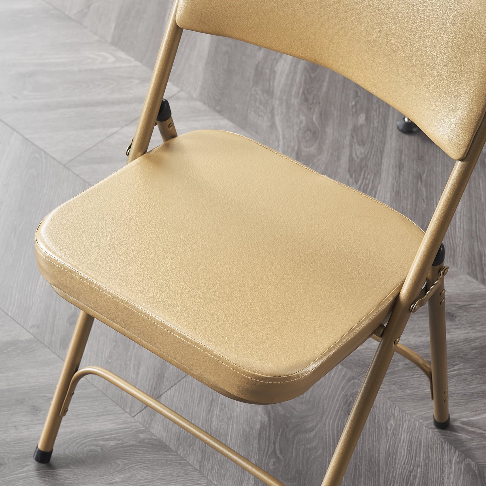 2 Pack Metal Folding Chairs with Padded Seat and Back R816178