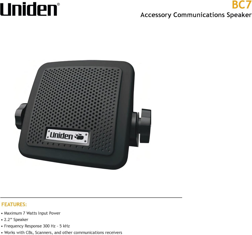 Digital Mobile TrunkTracker Scanner with External Speaker G452989