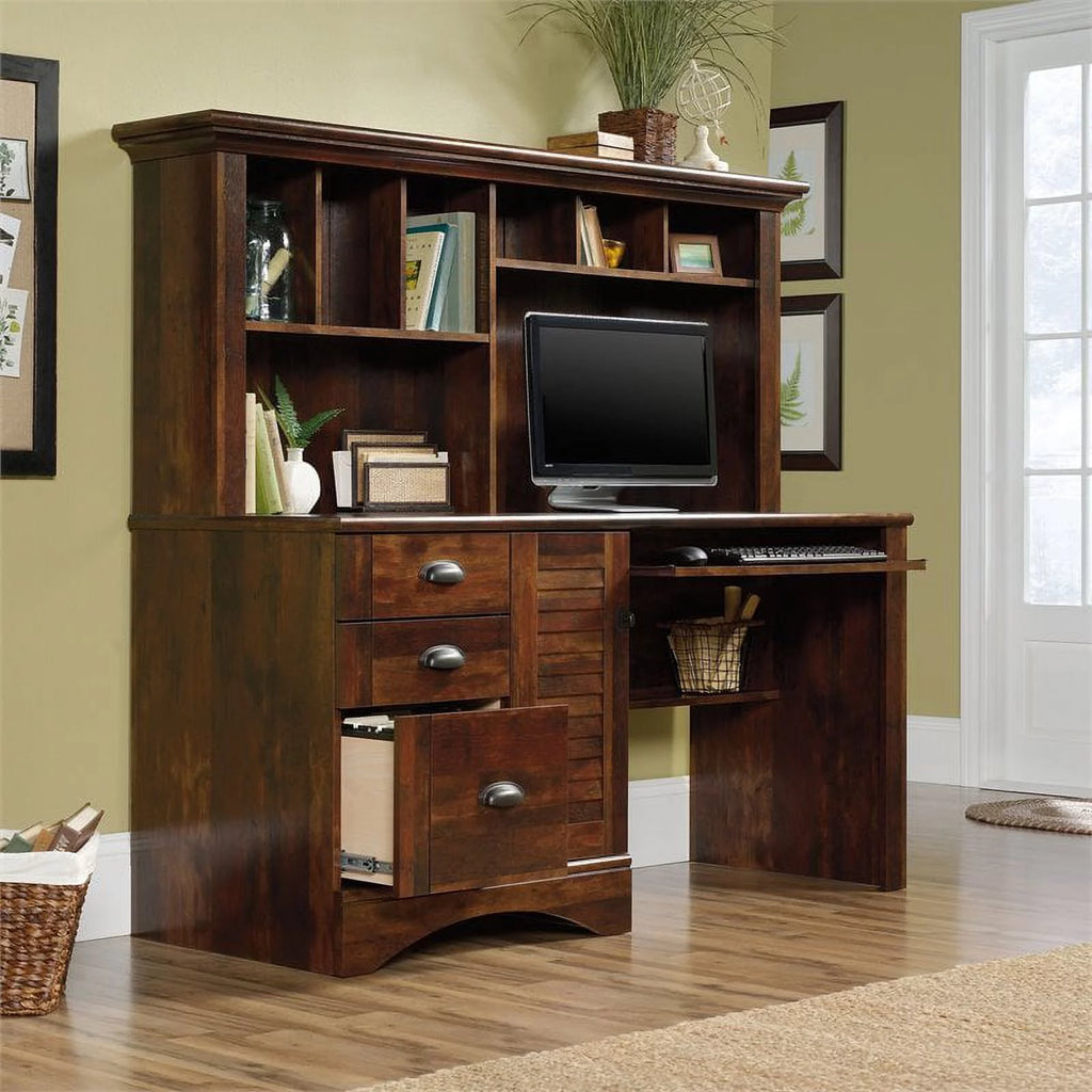 Computer Desk with Hutch, CPU Storage and Keyboard Drawer Z2354