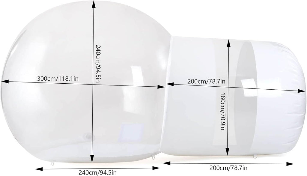 Inflatable Bubble Tent with Air Blower for Outdoor Camping Z22323