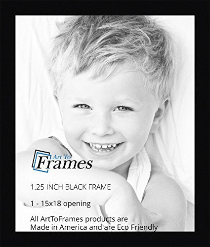 10x20 Inch Black Picture Frame with Regular Glass Y4257