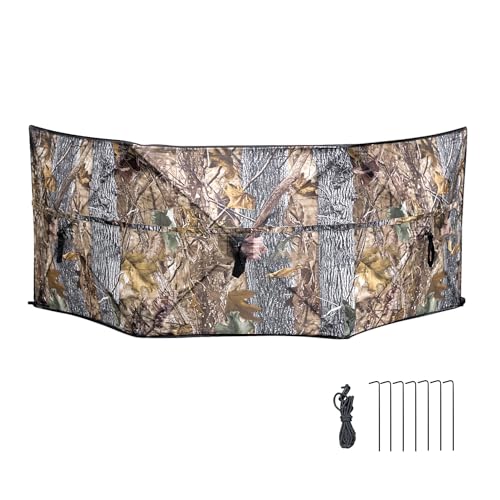 Pop Up Ground Blind,Portable Hunting Blind for Duck Turkey Deer Hunting