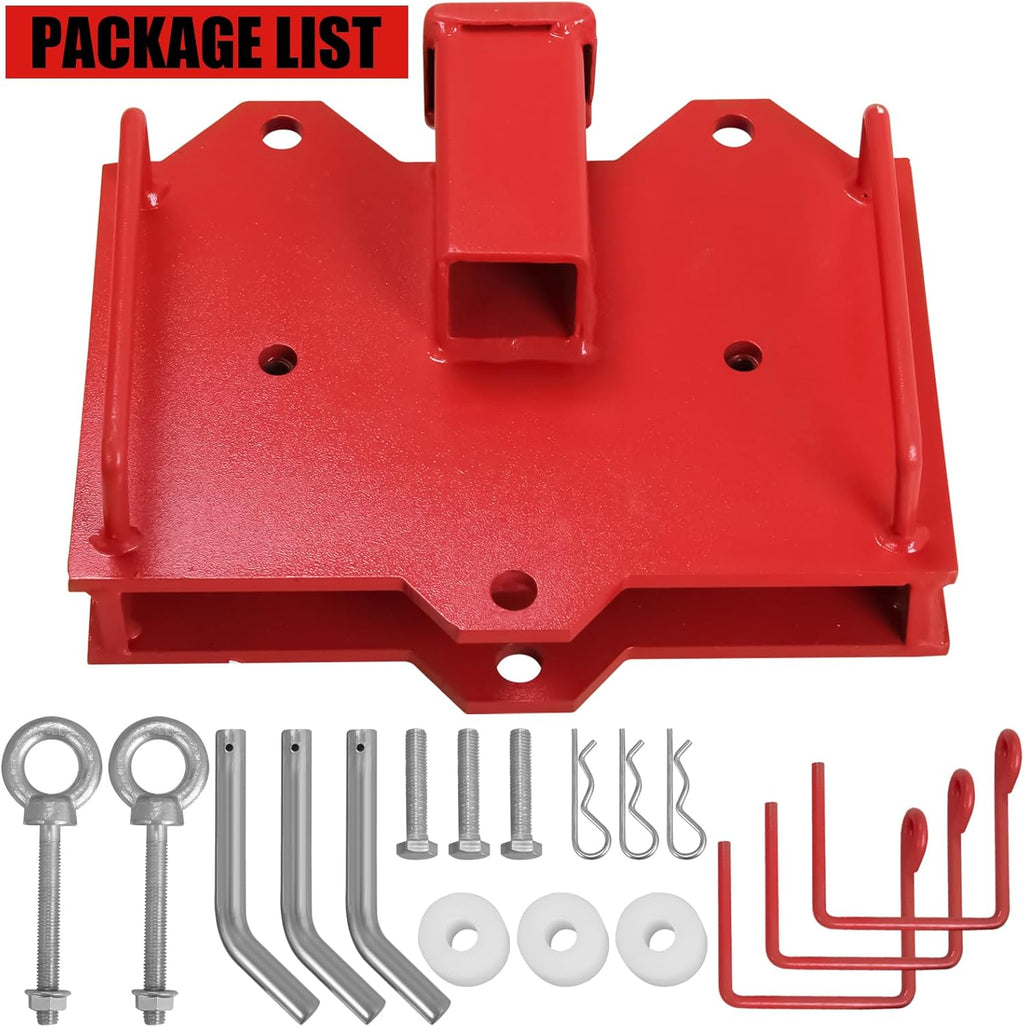 2" Trailer Hitch Receiver for Dual Pallet Forks B850