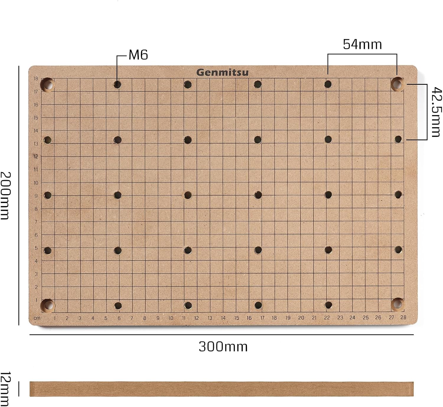 CNC Router Machine with MDF Grid Spoilboard F806414