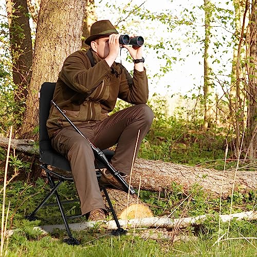 360° Swivel Hunting Chair with Padded Cushion, Folding and Portable N117