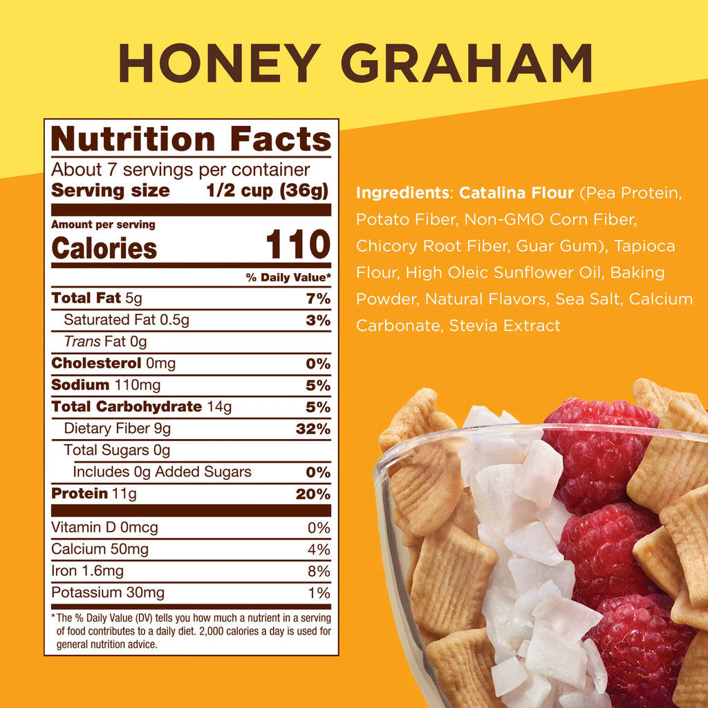 Keto Cereal Variety Pack, 6 Flavors, Low Carb, Zero Sugar, Gluten Free F24364