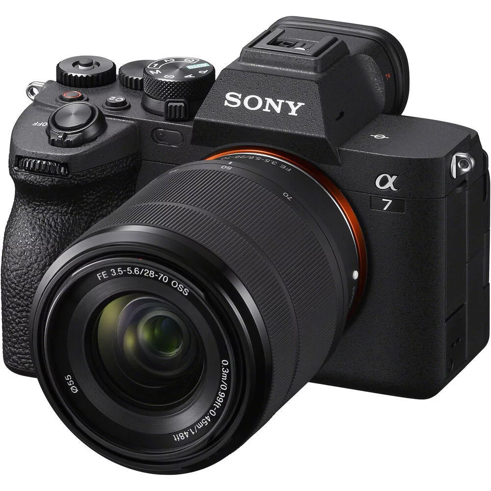 Mirrorless Digital Camera with 28-70mm Lens Bundle with Memory Card and Battery Charger S397