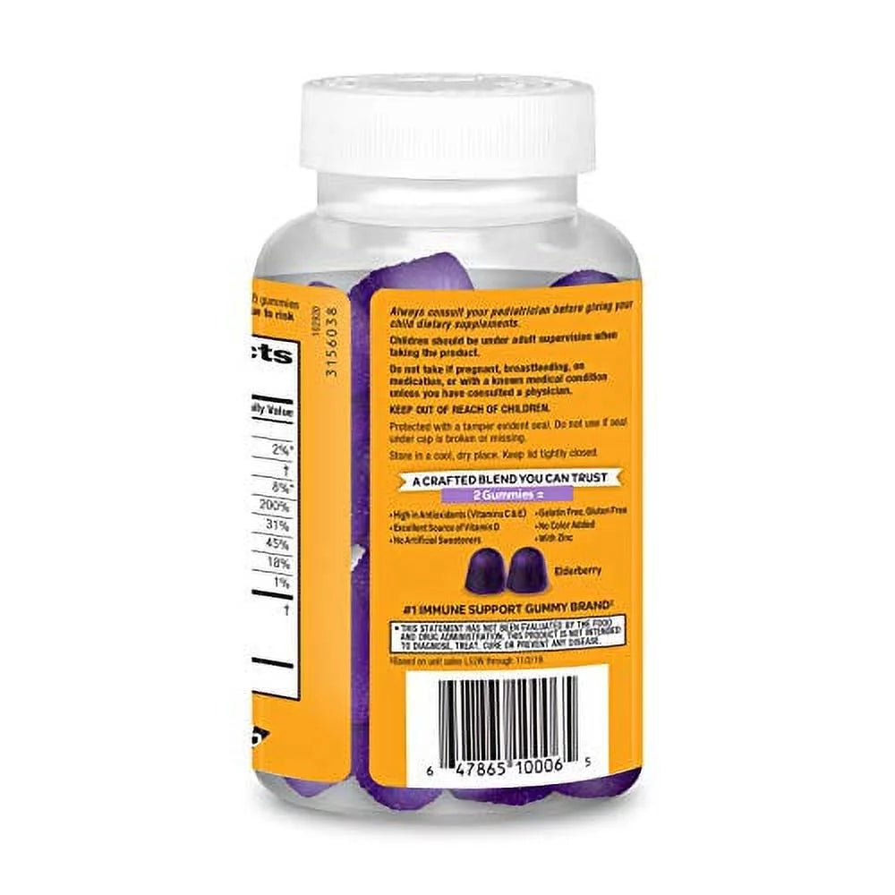 Elderberry & Zinc Gummies with Vitamins D and E Y53813