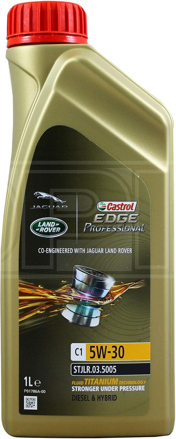 Castrol Edge Professional OEM Land Rover Jaguar Full Synthetic Diesel Engine Oil 5W-30, 1 Quart