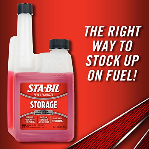 Fuel Stabilizer for Gasoline Storage, 24 Month Protection, 128 Fl Oz H5758