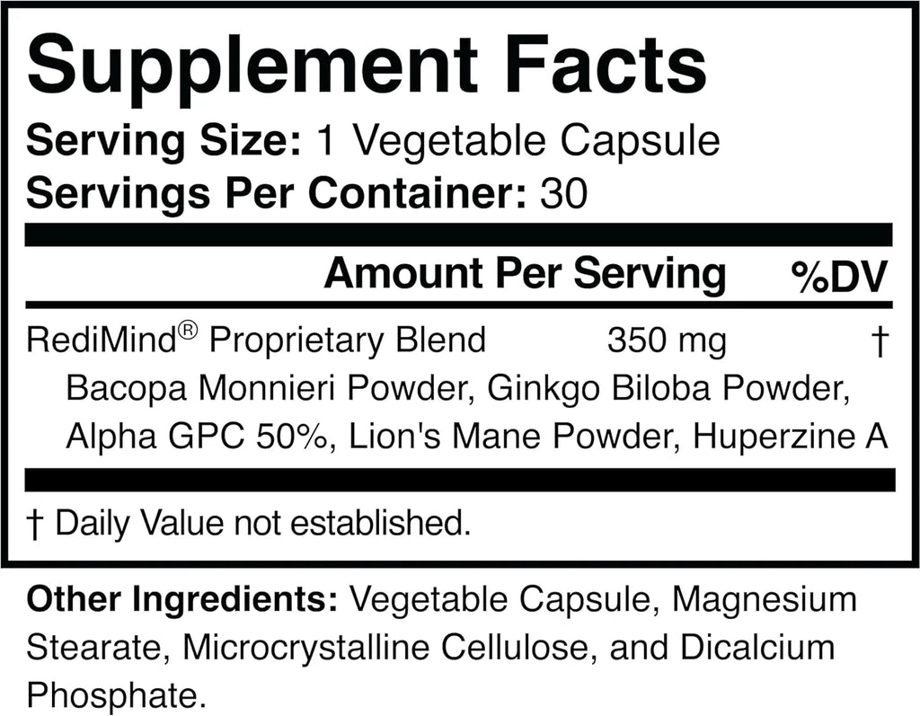 Natural Cognitive Enhancement Supplement D46554