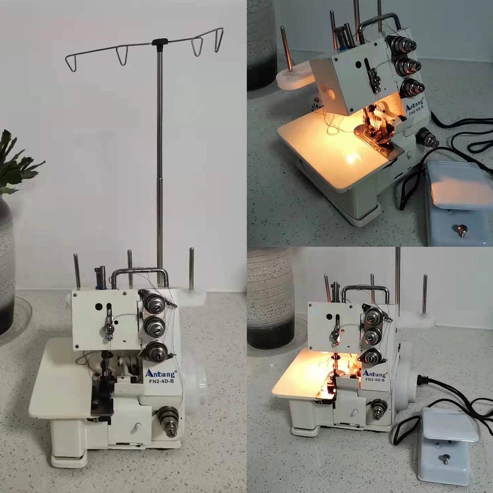 Serger Overlock Sewing Machine with Foot Controller P629866