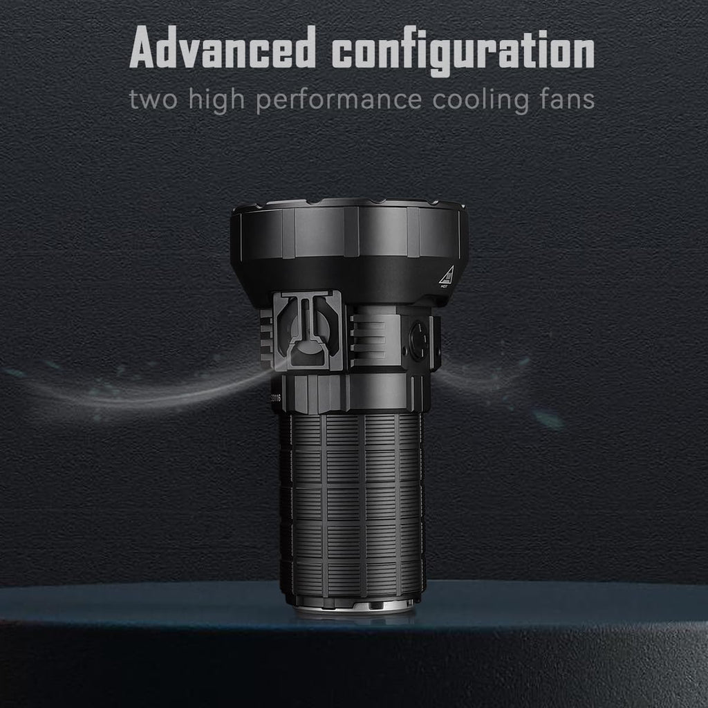 Rechargeable Flashlight 50000 Lumens, Super Bright Tactical Torch for Camping Y713949