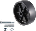 CURT 28912 6-Inch Replacement Boat Trailer Jack Wheel, BLACK PLASTIC