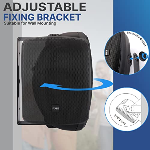 Outdoor Waterproof Bluetooth Speakers, 5.25 Inch, 2 Pack L955