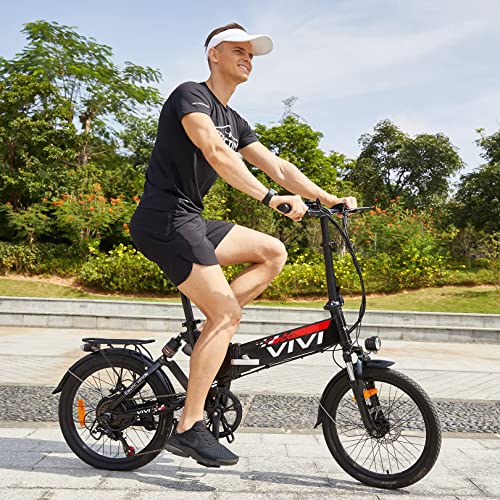 Folding Electric Bike 500W 20" with Removable Battery S7008