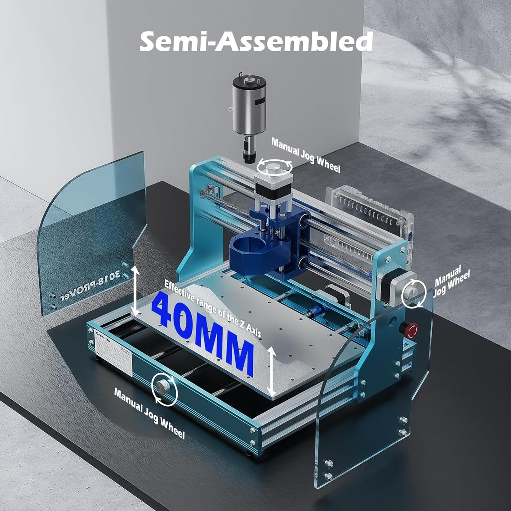 CNC Milling Machine, Desktop CNC for Beginner with Offline Controller V844735