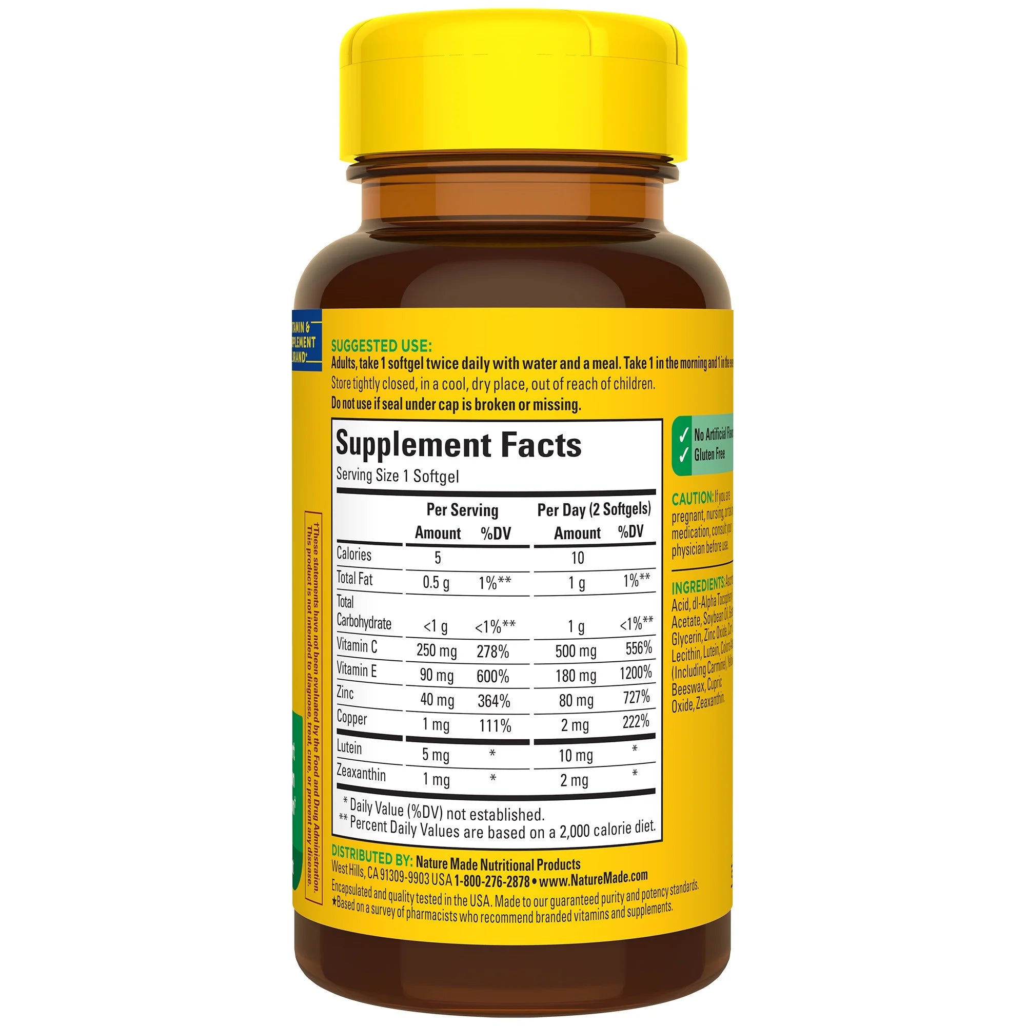 Eye Vitamins Softgels, 60 Count S217433