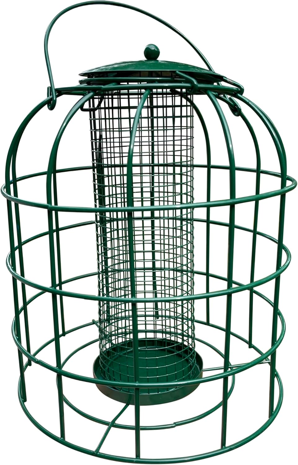 Squirrel Proof Bird Feeder – Outdoor Caged Mesh Hanging Feeder for Small Wild Birds T731601