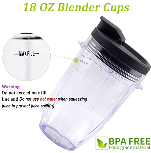 Replacement 32oz Blender Cup with Sip & Seal Lid, 2-Pack B9563