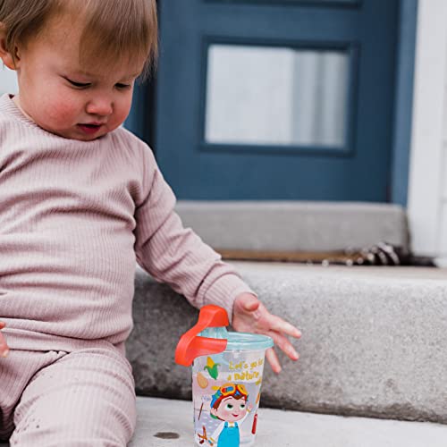 Toddler Sippy Cups with Snap On Lids and Travel Caps - 10 Oz - 8 Count U3865