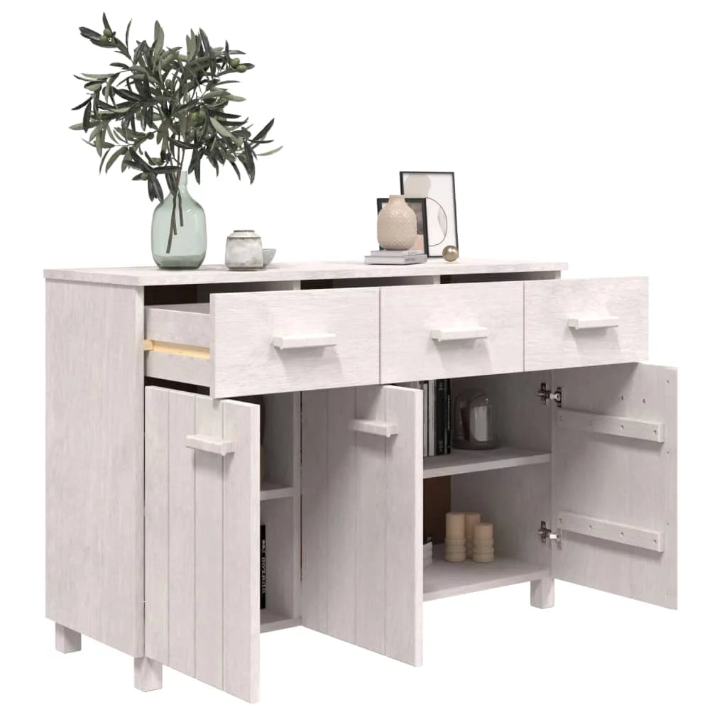 Sideboard White Solid Wood Pine A68705