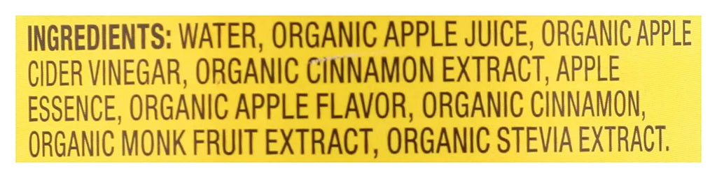Organic Apple Cider Vinegar Drink, Apple Cinnamon, 16 fl oz, Pack of 4 W485