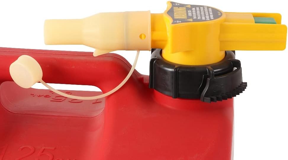 1.25-Gallon Poly Gas Can, Red K449973