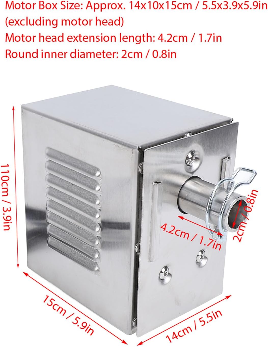 Electric Grill Rotisserie Motor, Stainless Steel Barbecue Replacement G23030