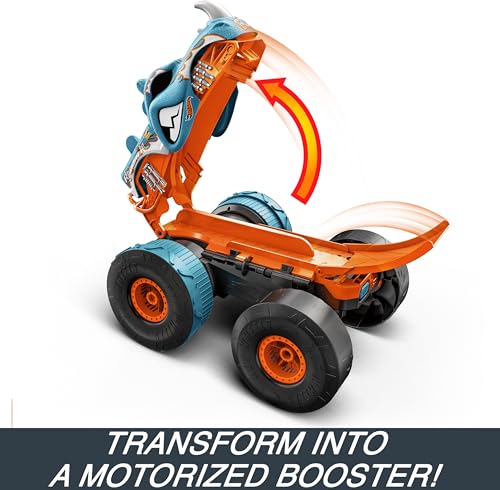 Monster Trucks RC Toy, Remote-Control Transforming Vehicle, Connects to Track U4312