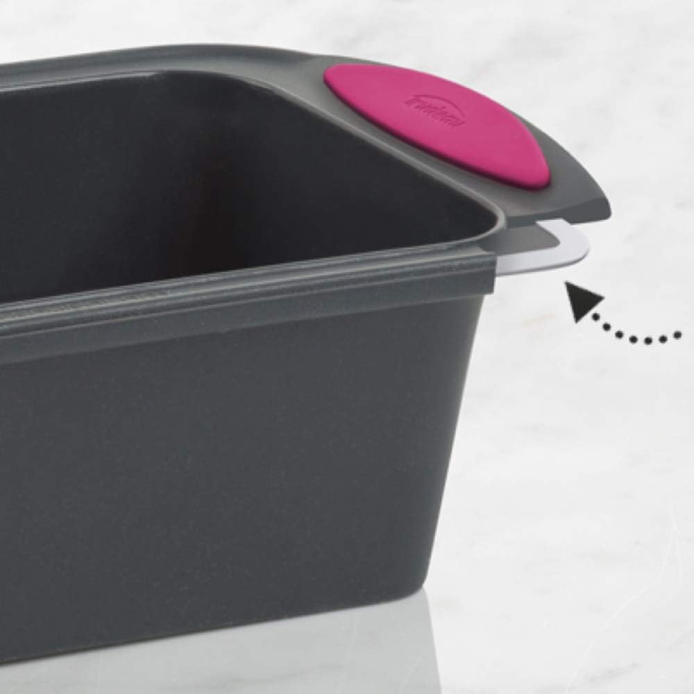 Silicone Loaf Pan, Medium, White Confetti P6468