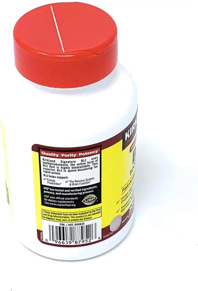 Quick Dissolve B-12 5000 mcg, 300 Tablets V420