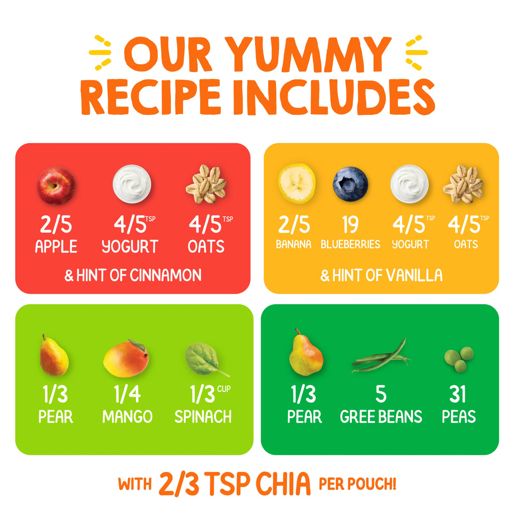 Organic Toddler Food Variety Pack, 16 Pouches R617